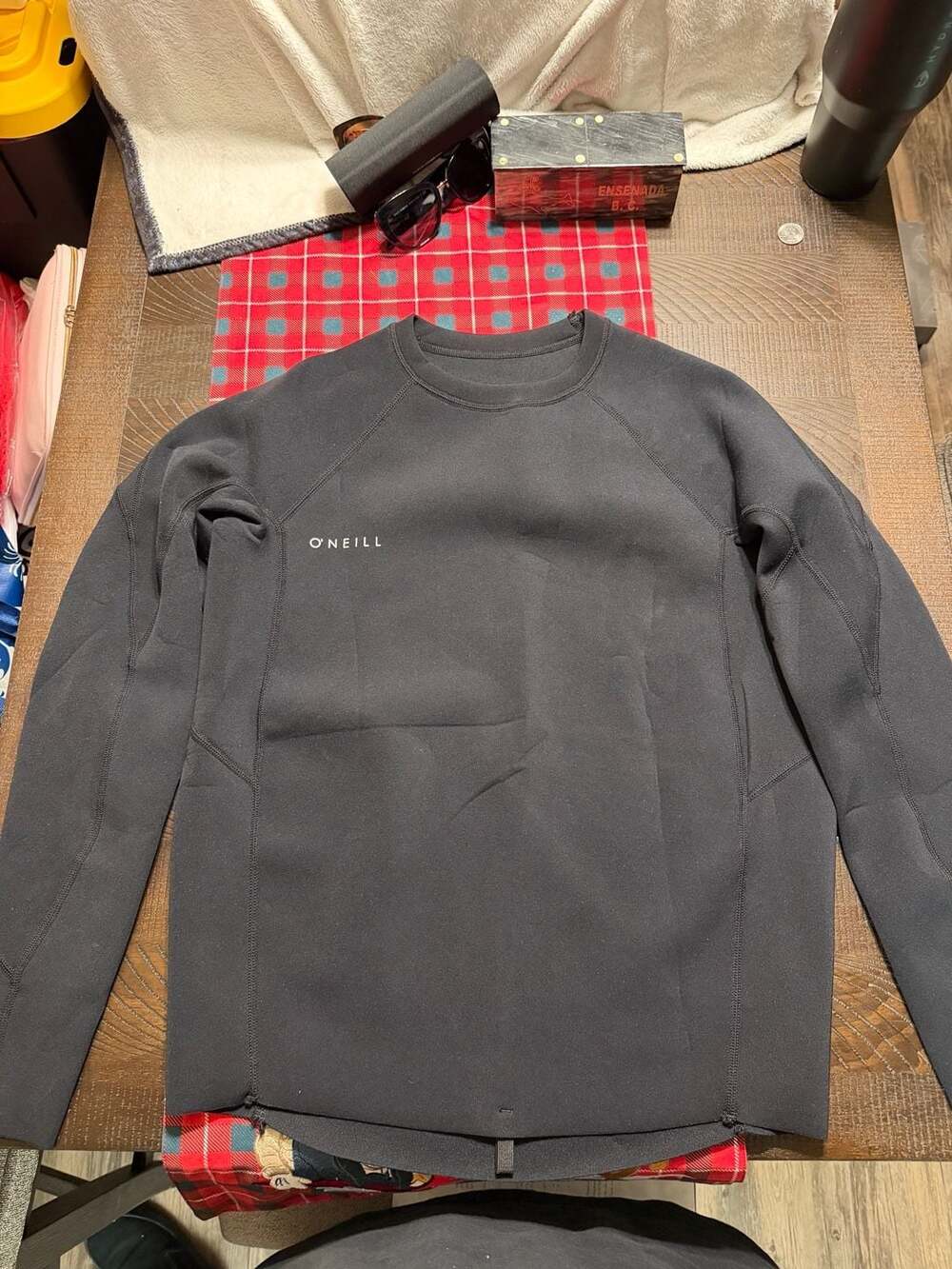 O'Neill Neoprene Wetsuit Top Long Sleeve Black